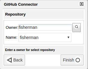 GitHubConnector Repository Selection.png